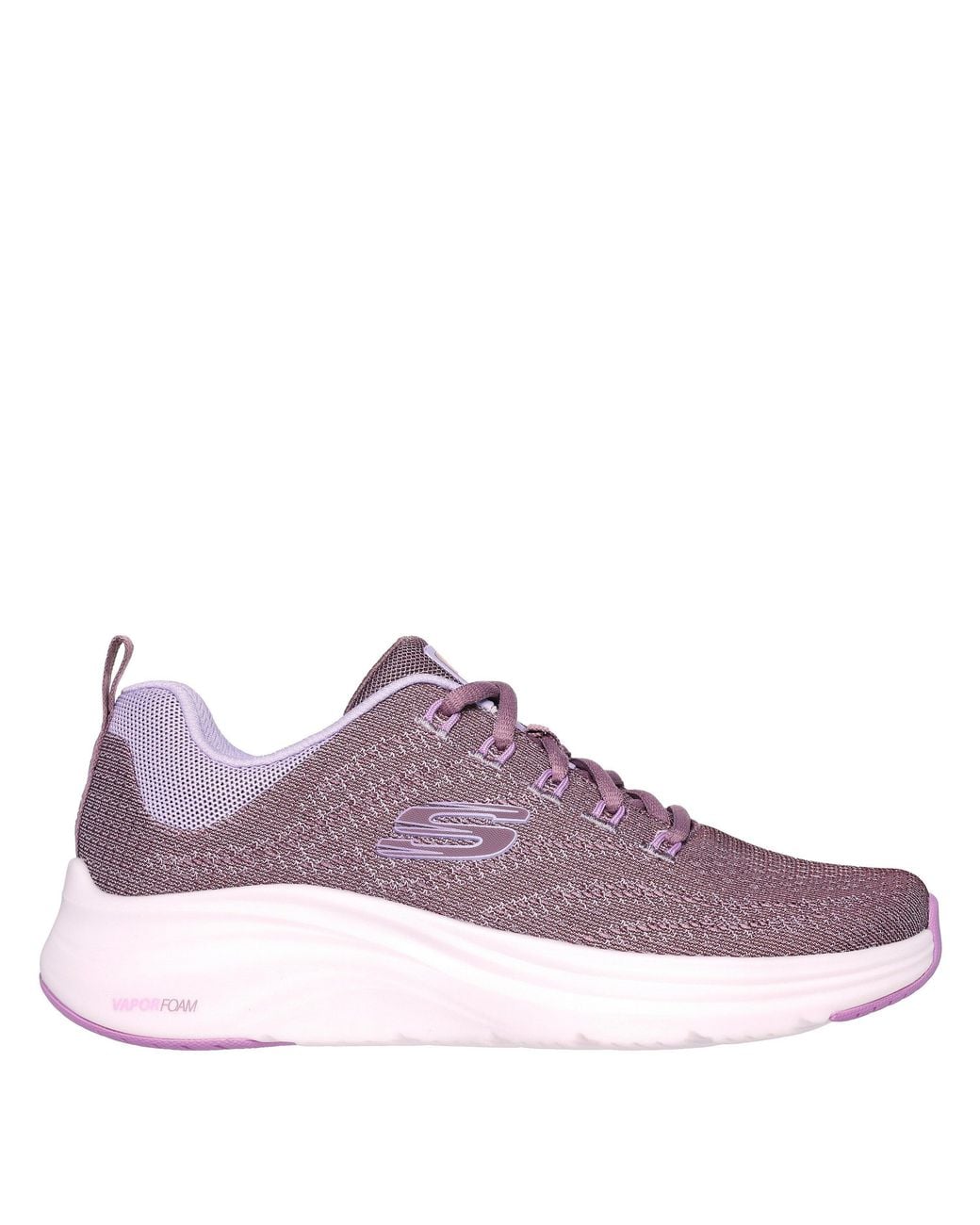 Skechers Purple Engineered Mesh Air Cool Slip On Trainers