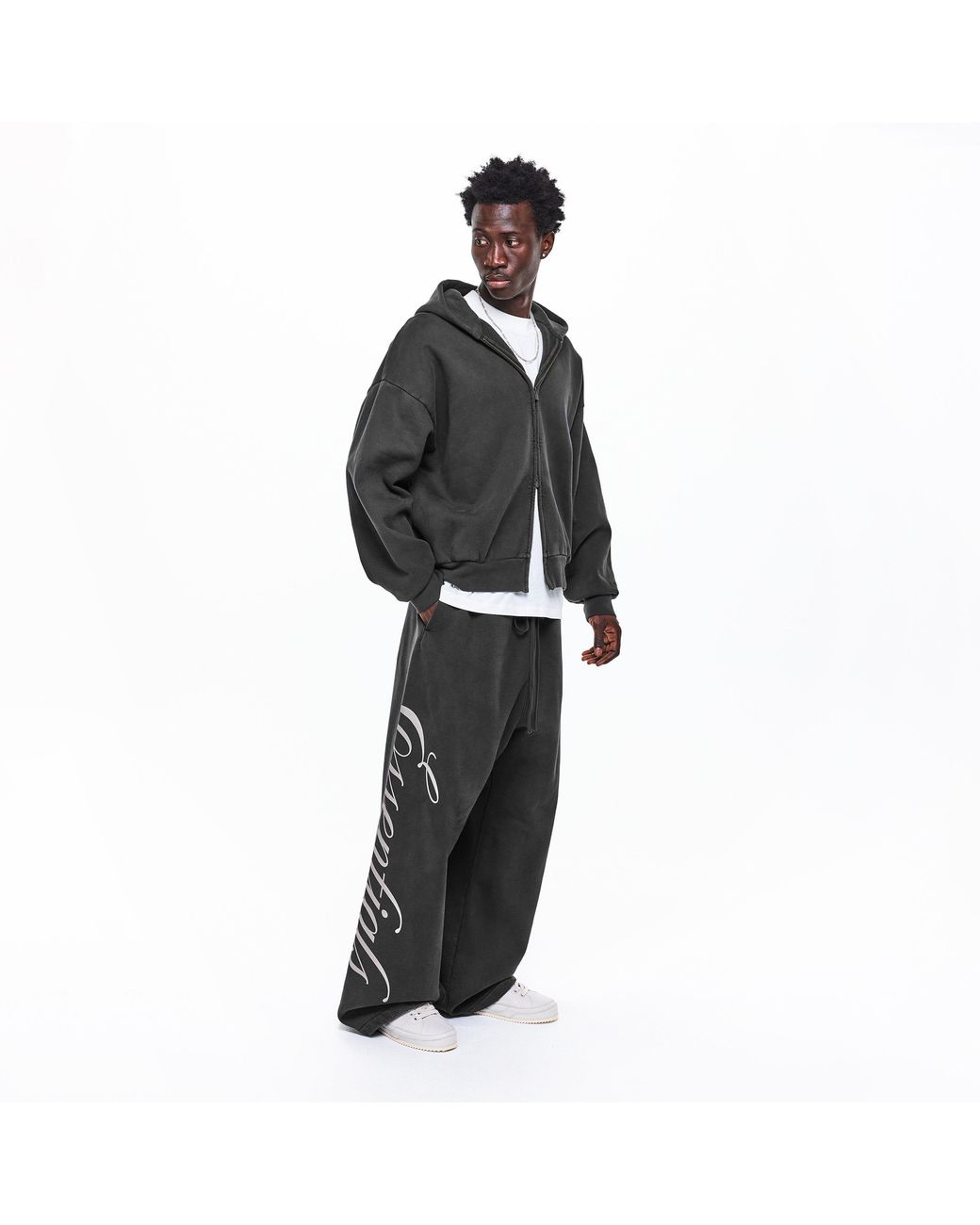 Fear Of God Blue Open Hem Fleece Jogging Bottoms for men
