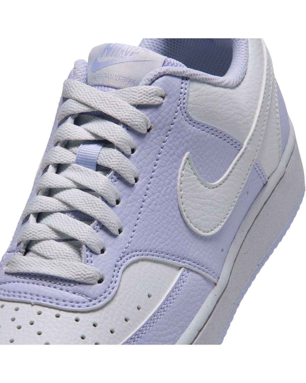 Nike Gray Court Vision Low Next Nature Trainers