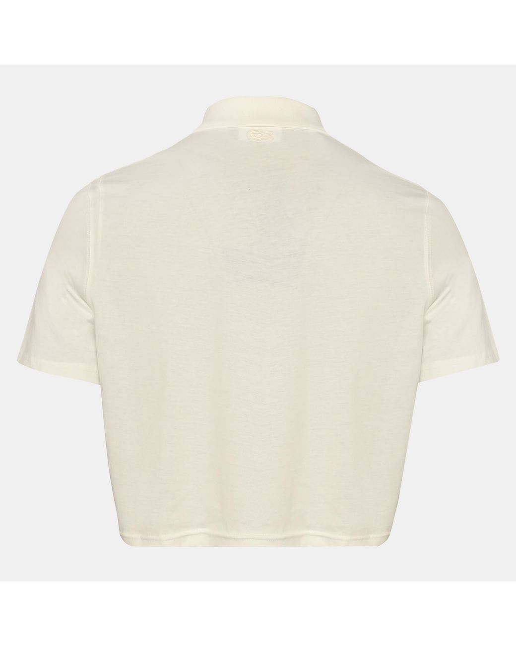 Lacoste Green Lettering Collared Neck Polo Shirt