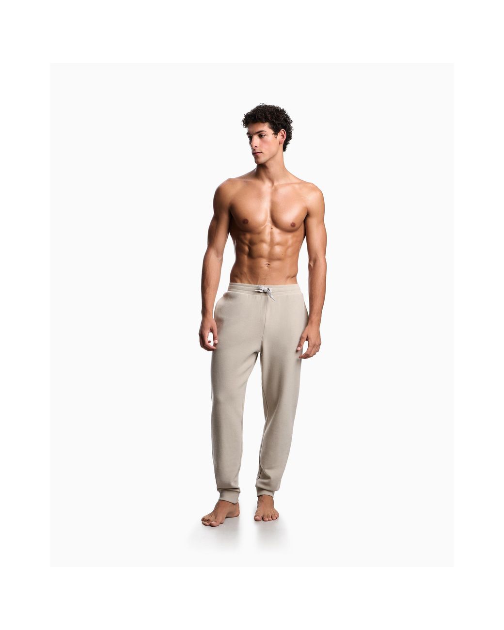 Emporio Armani Gray Loungewear Pants for men