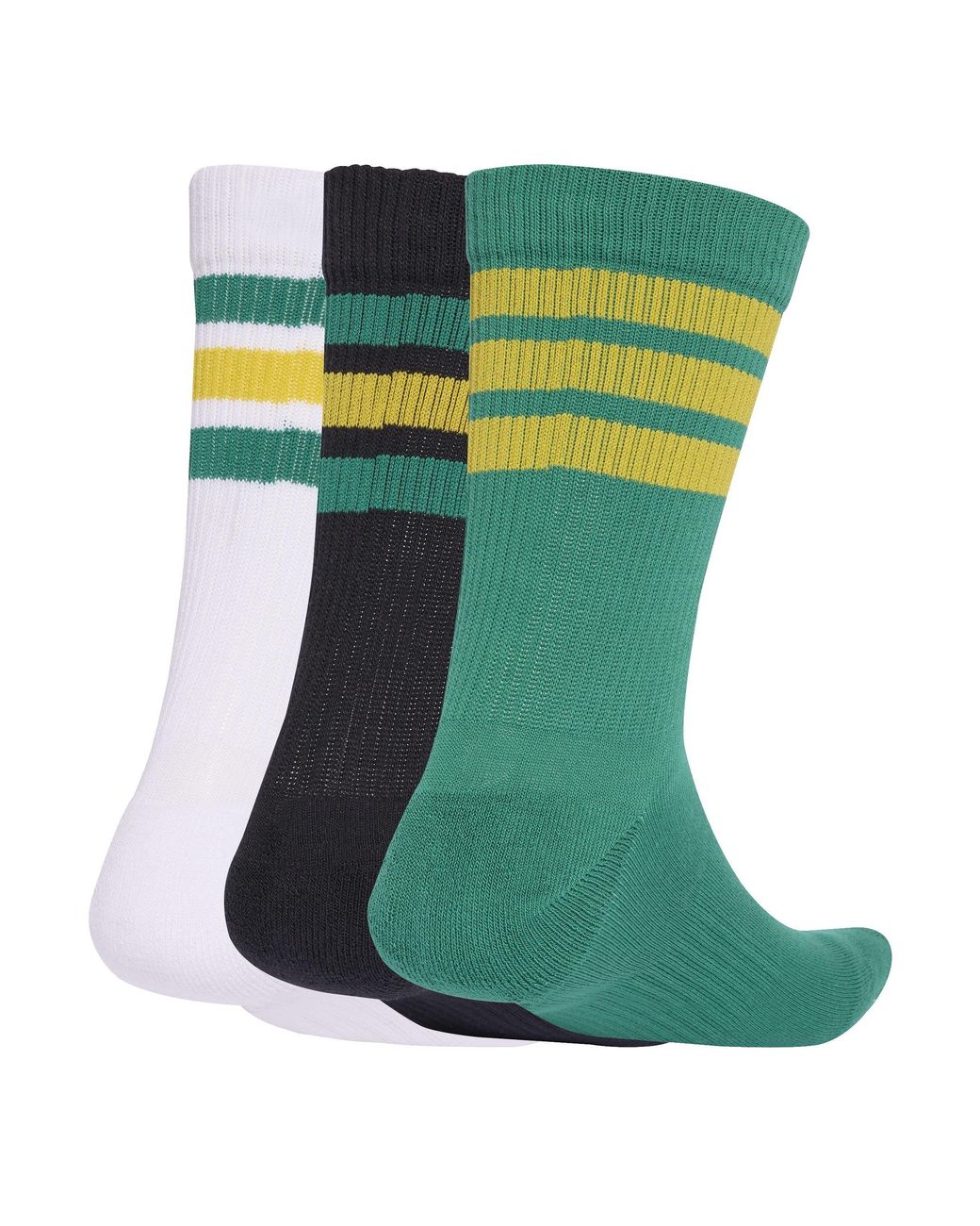 Adidas Green 3-Pack Crew Socks Adults