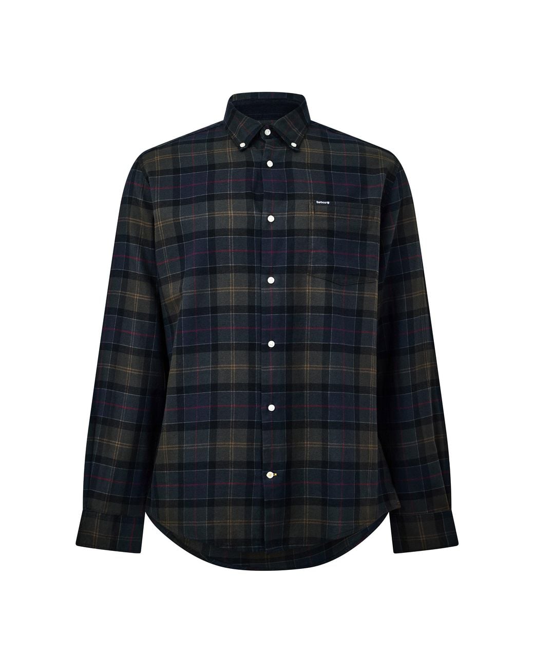 Barbour Blue Fortrose Tartan Cotton Tailored-Fit Shirt for men