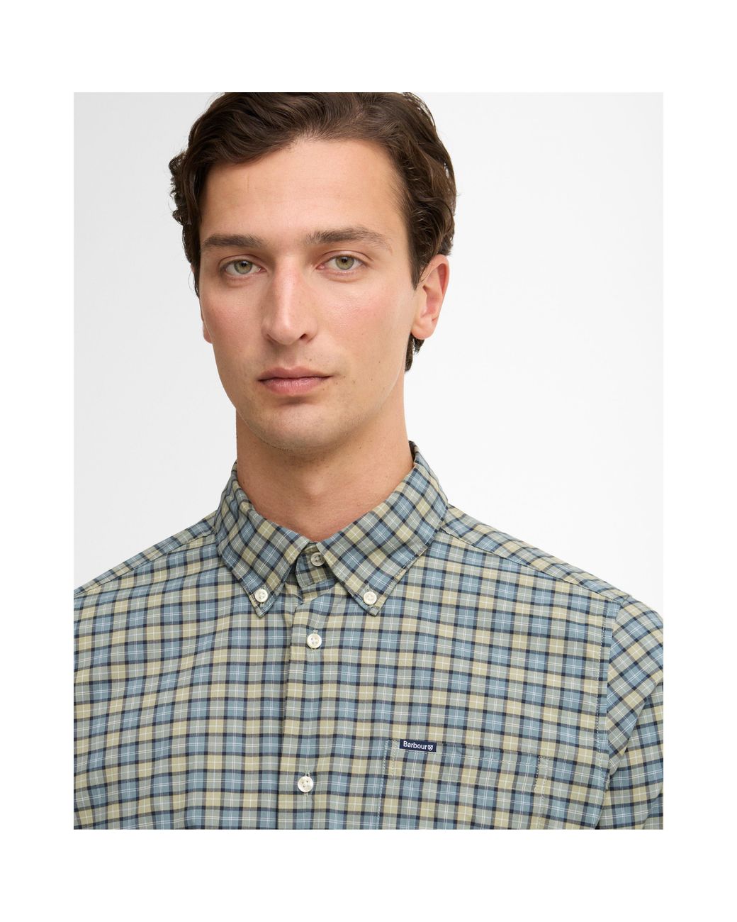 Barbour Green Lomond Tailored Fit Shirt for men