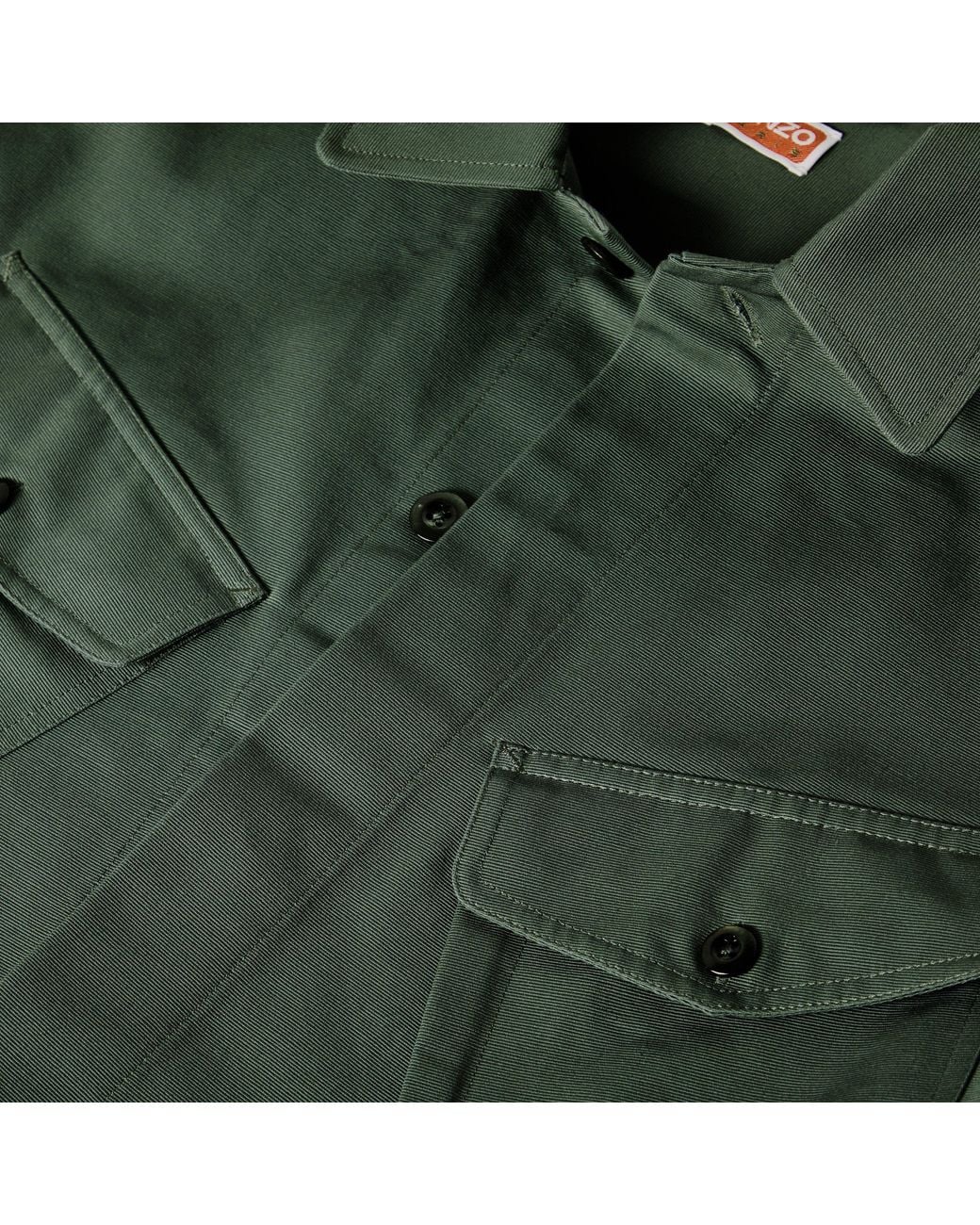 KENZO Green Overshirt for men