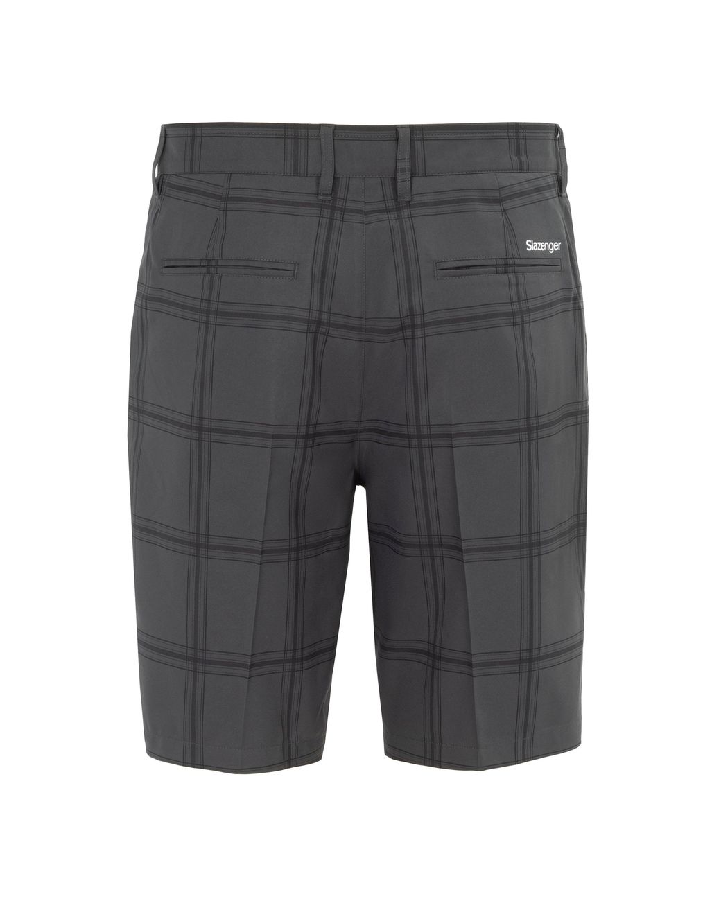 Slazenger 1881 Gray Check Golf Shorts for men