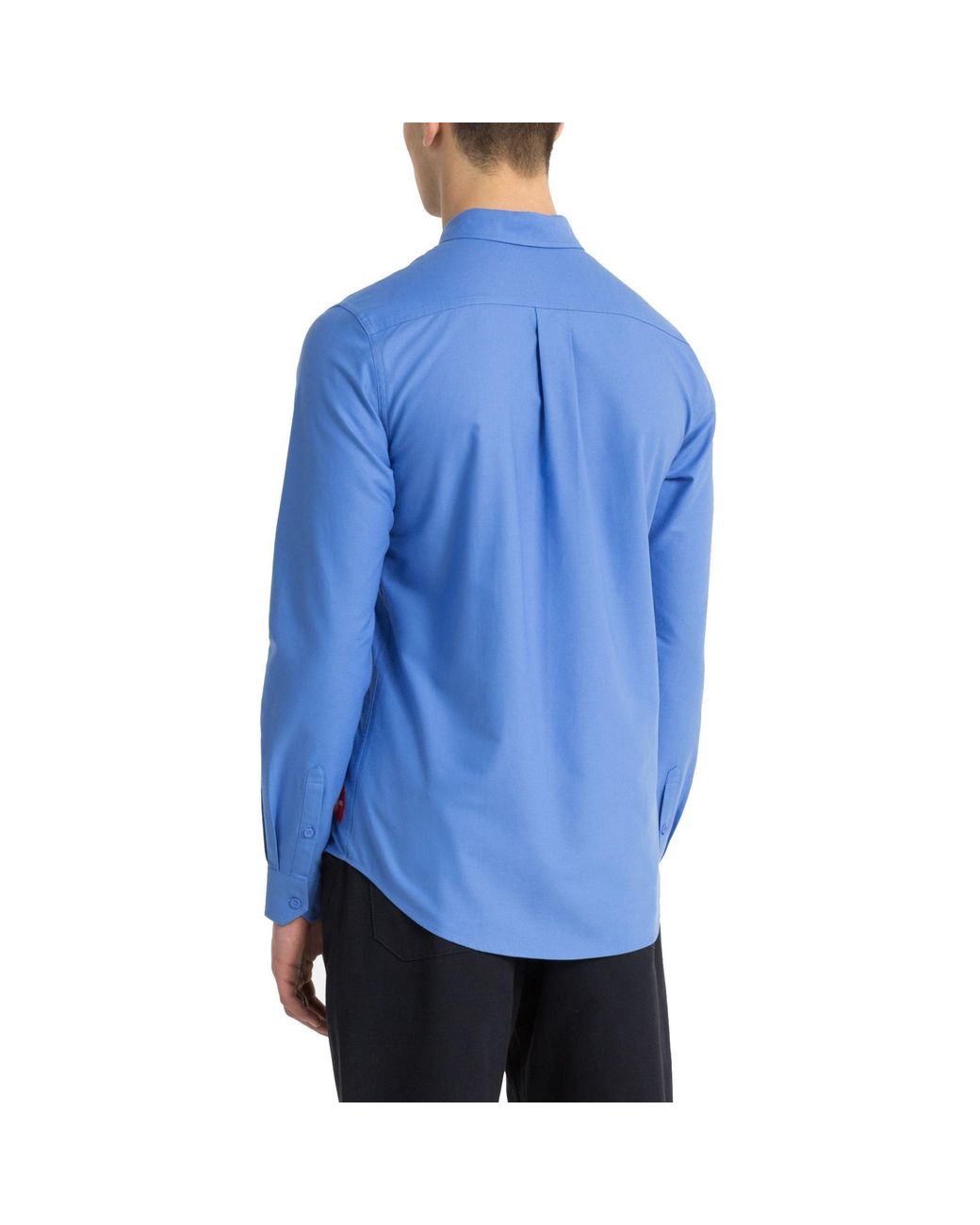 Calvin Klein Blue Ck Jeans Oxford Shirt for men