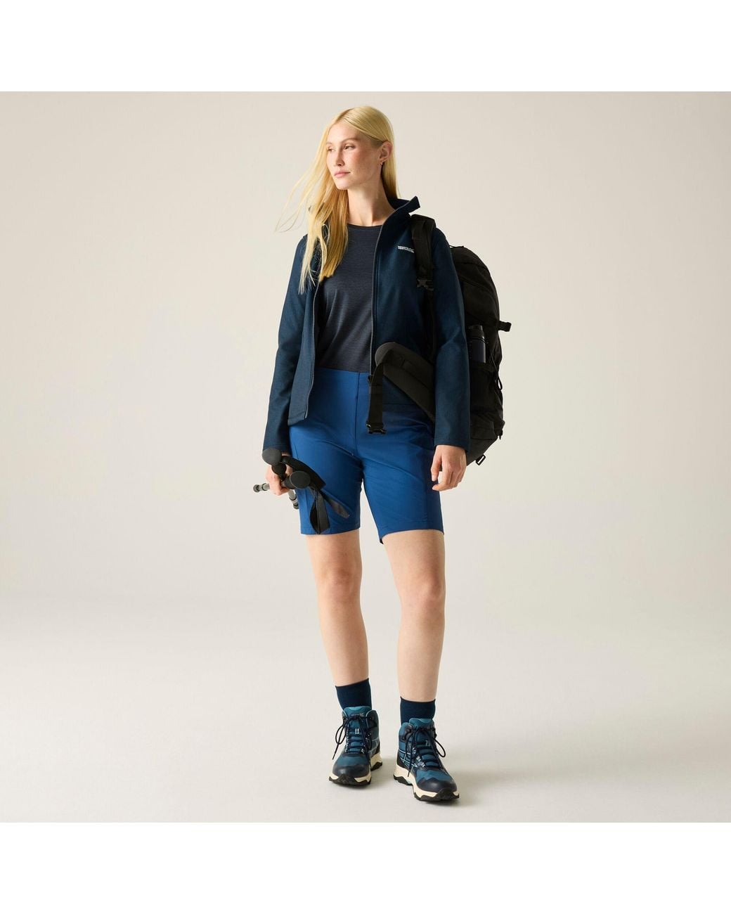 Regatta Blue Connie V Softshell Jacket
