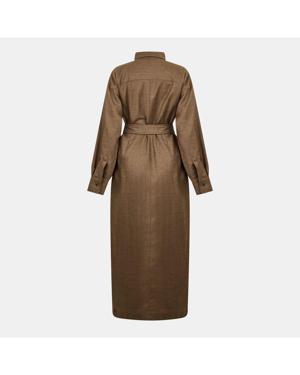 Weekend by Maxmara Brown Stemma Long Maxi Dress