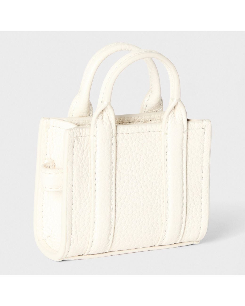 Marc Jacobs White Tote Charm Keyring