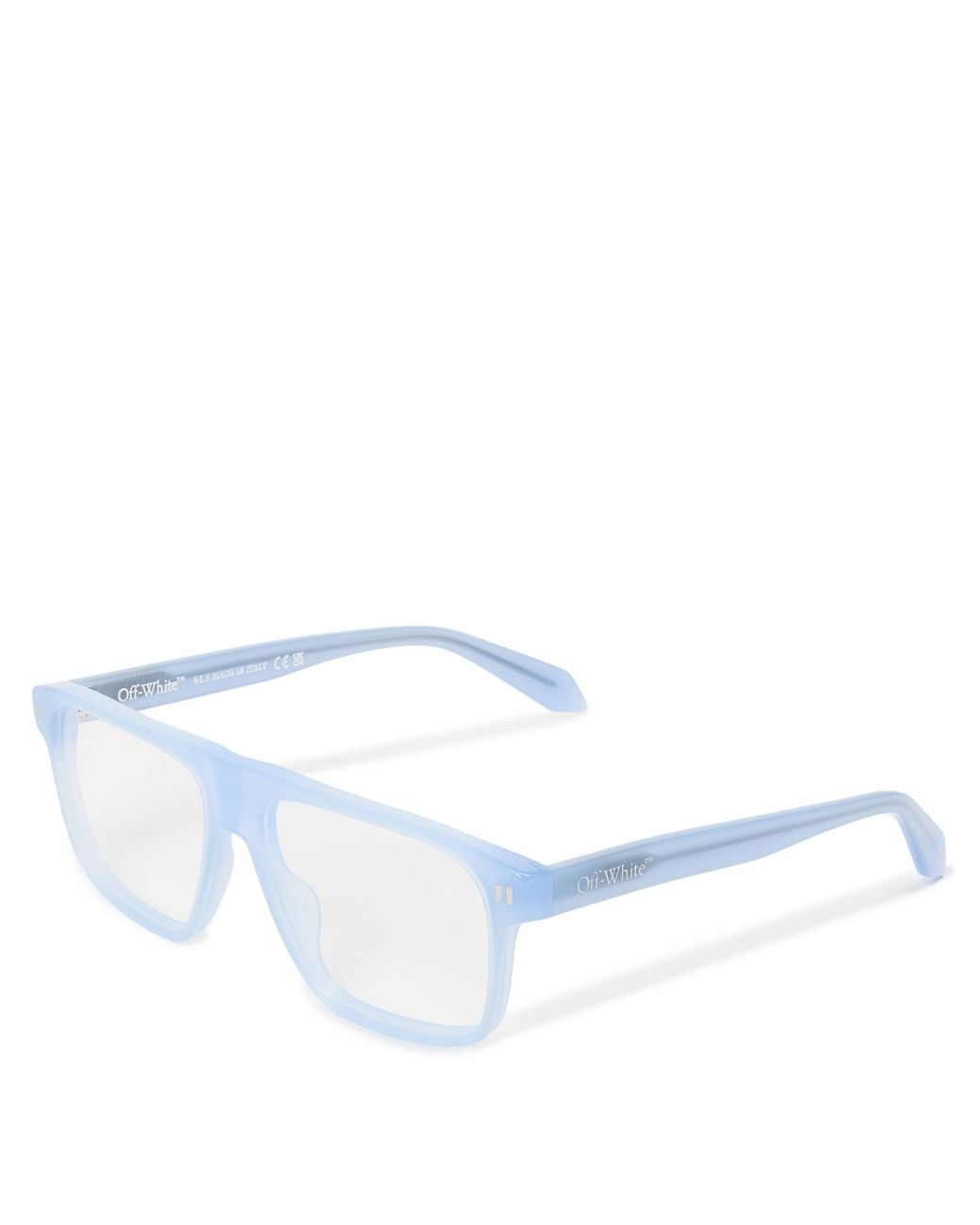 Off-White c/o Virgil Abloh Blue 8H Round Sunglasses