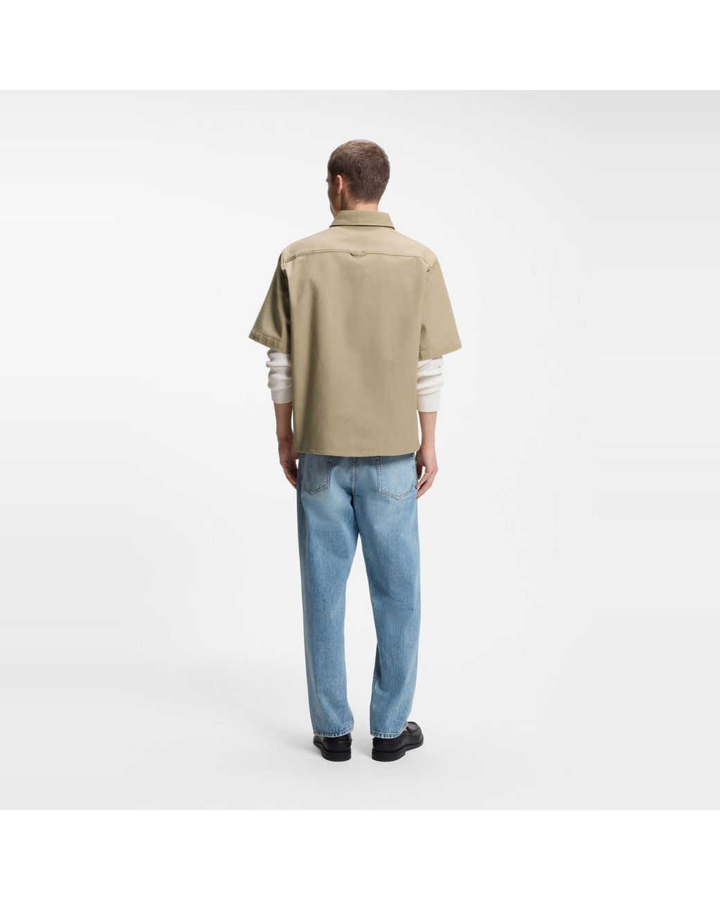 HUGO Natural Overshirt for men