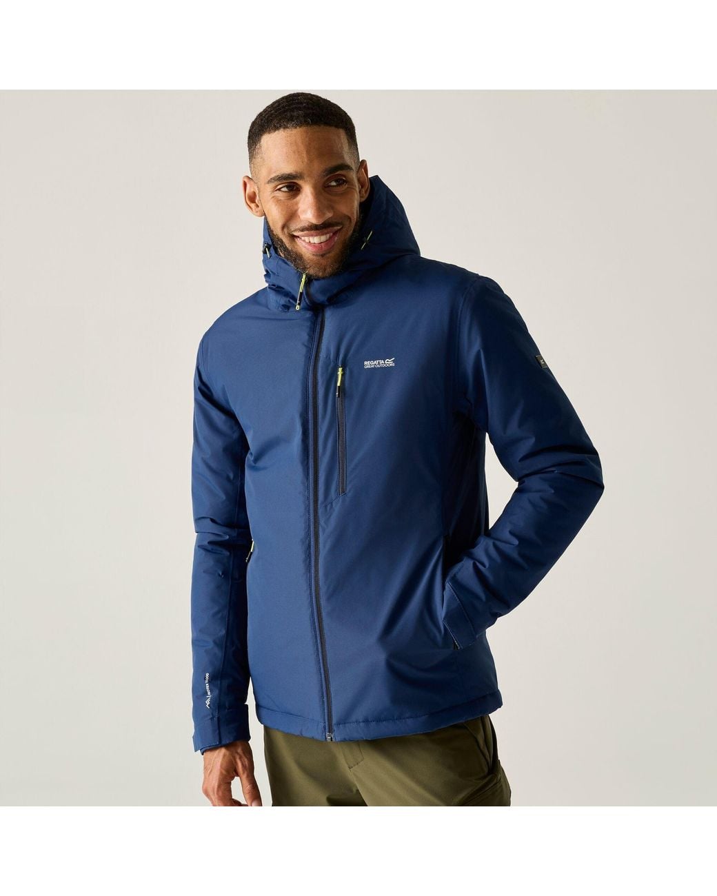 Regatta Blue Allston Waterproof Jacket for men