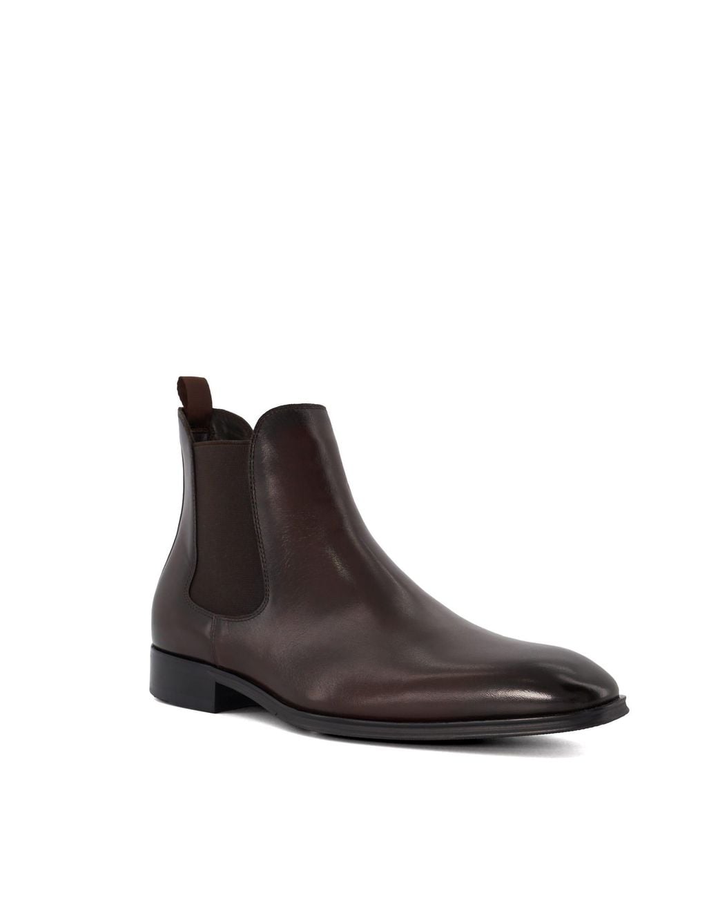 Dune Brown 'mandatory' Leather Chelsea Boots for men