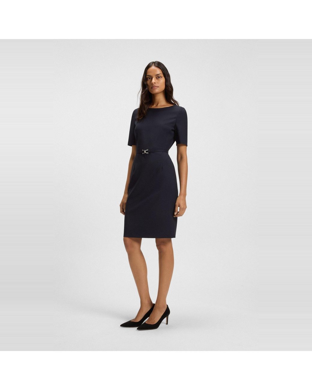 Boss Blue Daleah T-Shirt Dress