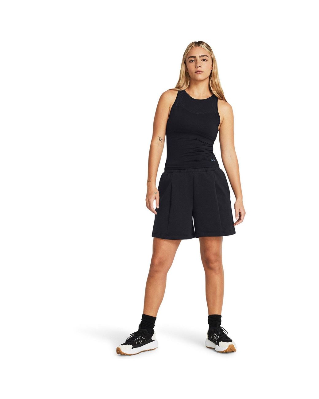 Under Armour Black Fleece Performance Gym Shorts