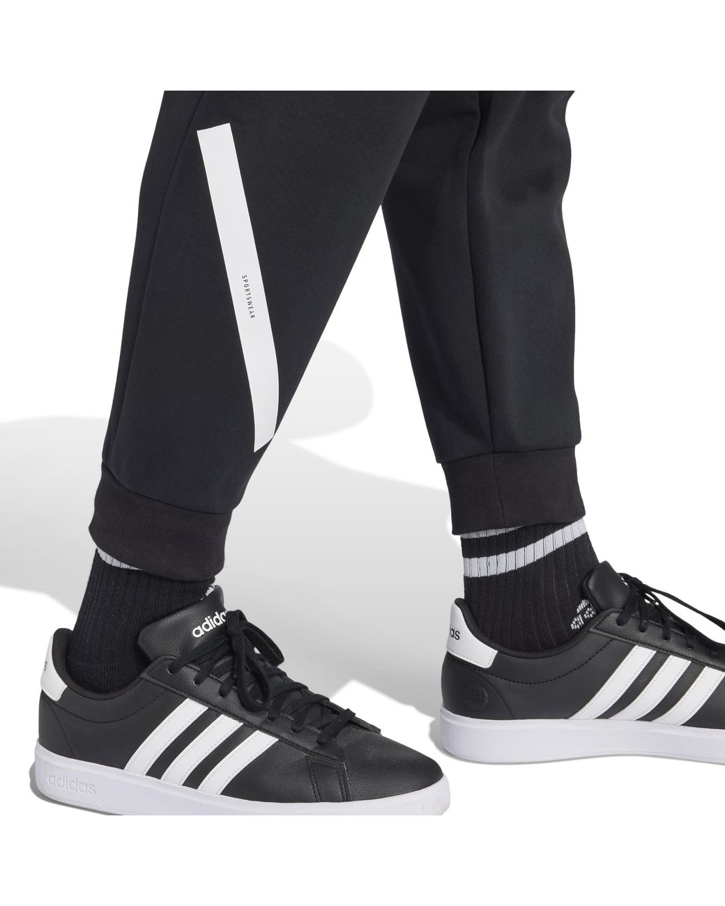 Adidas Black Z.N.E. Premium Tracksuit Bottoms for men