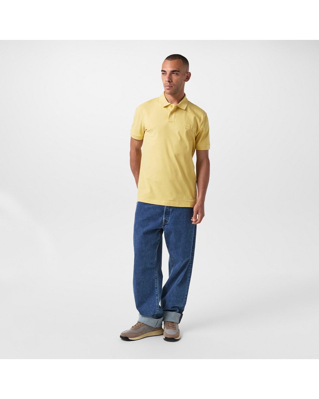 Boss Yellow Passenger Premium Design Polo Shirt for men