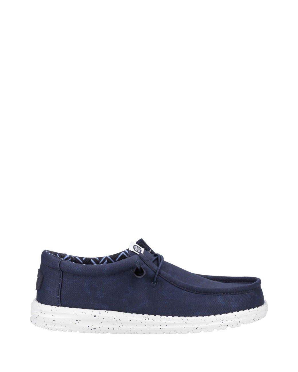 HeyDude Blue Wally Canvas Shoe for men
