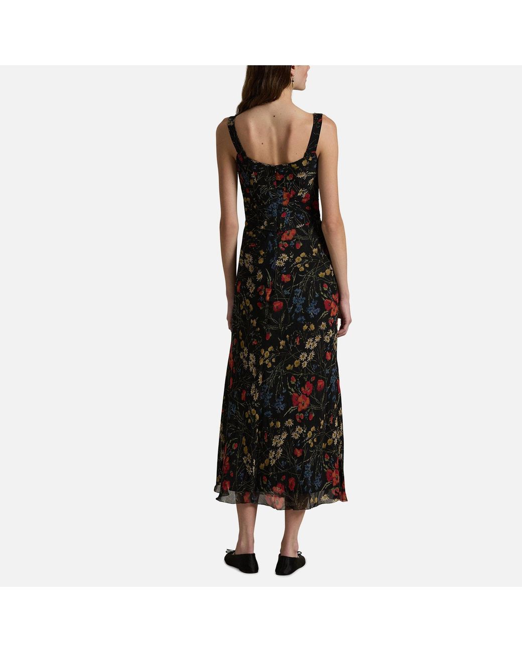 Ralph Lauren Black Cocktail Wrap Dress