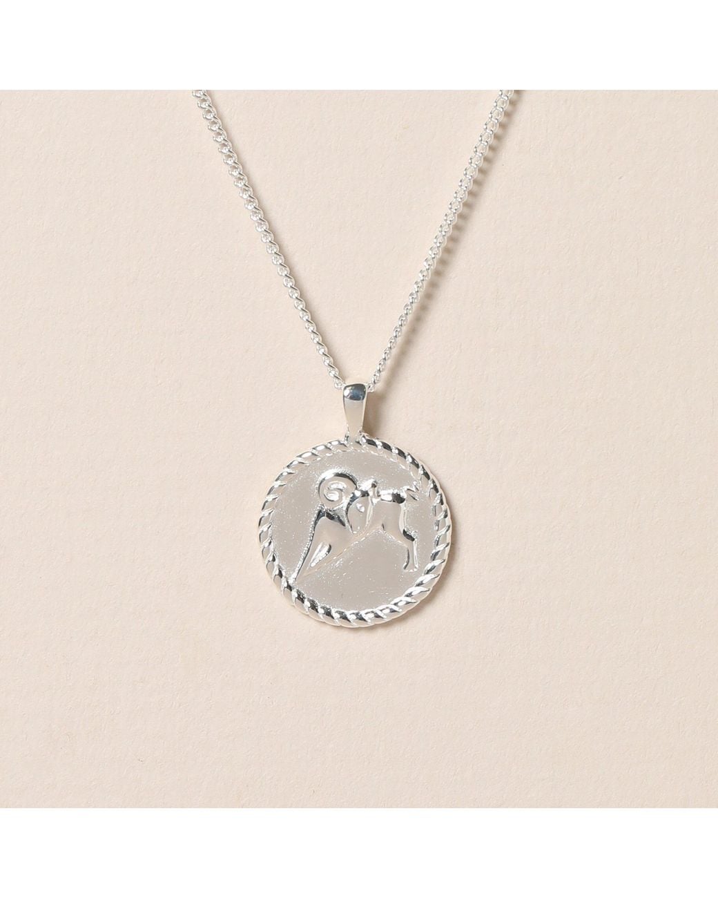 Simply Silver White Sterling 925 Zodiac Pendant