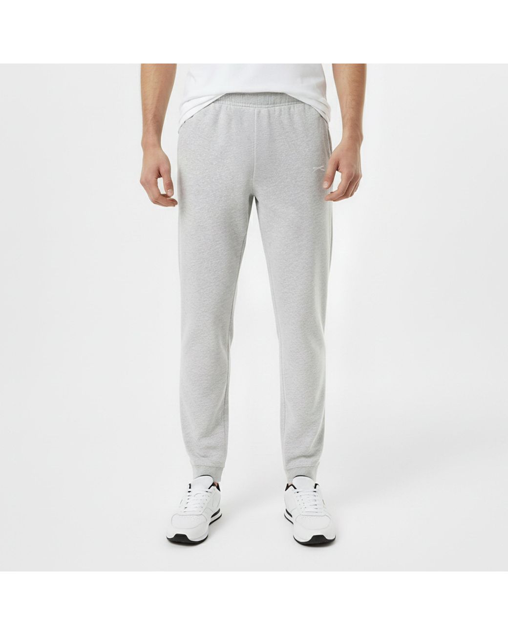 Slazenger 1881 White Jersey Jogging Bottoms for men