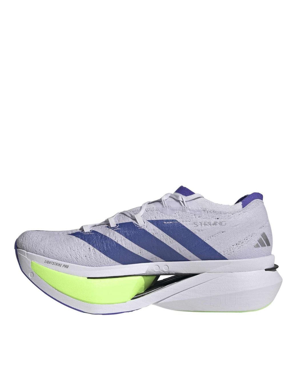 Adidas Blue Prime X3 Strung Road Running Shoes