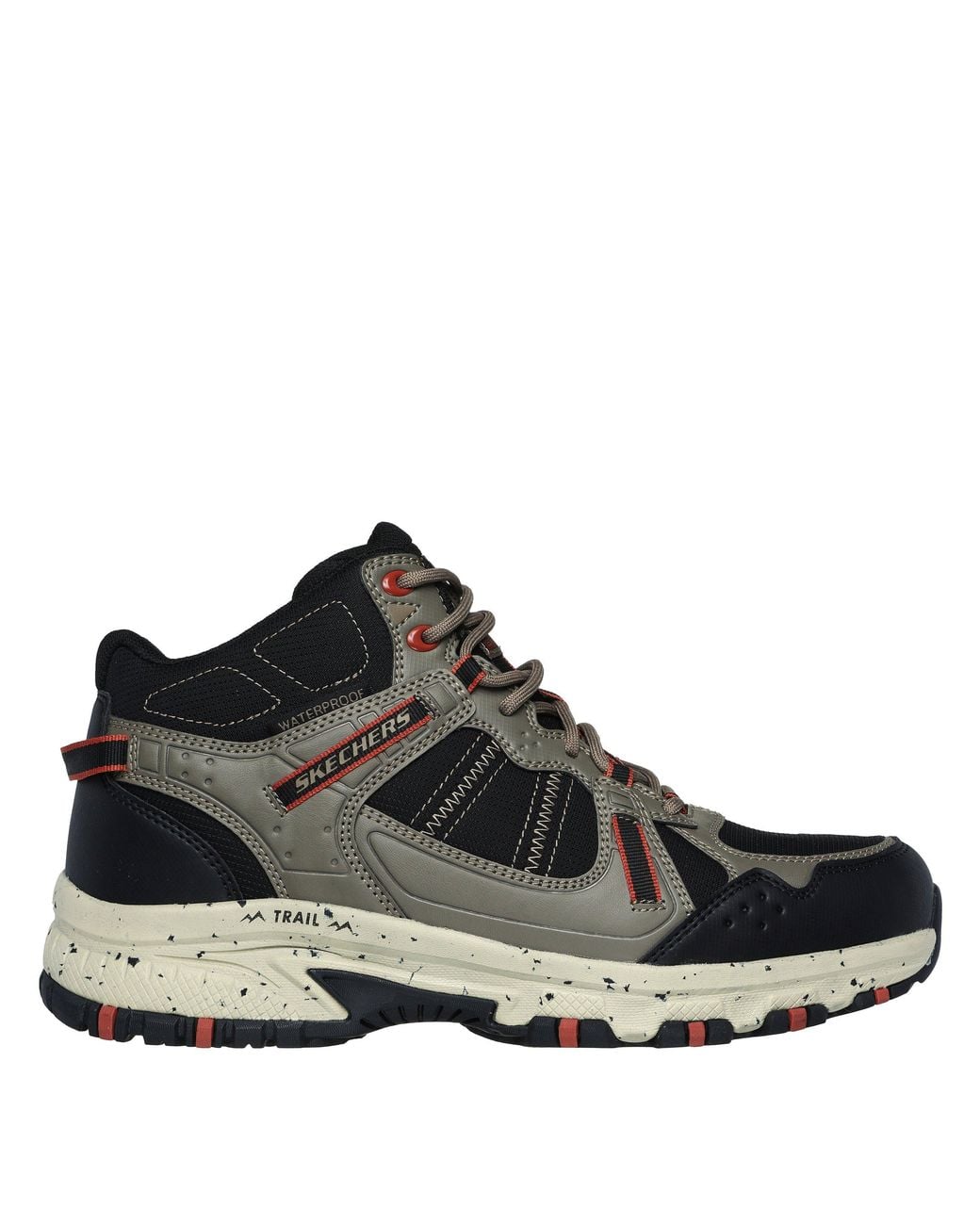 Skechers Black Hillcrest Rugged Boots for men