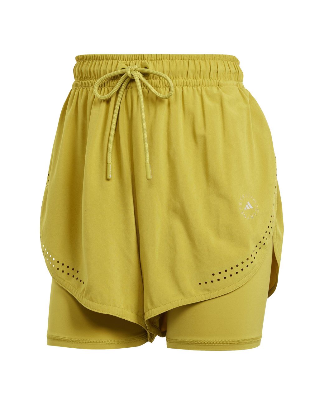Adidas Green 2-In-1 Performance Gym Shorts