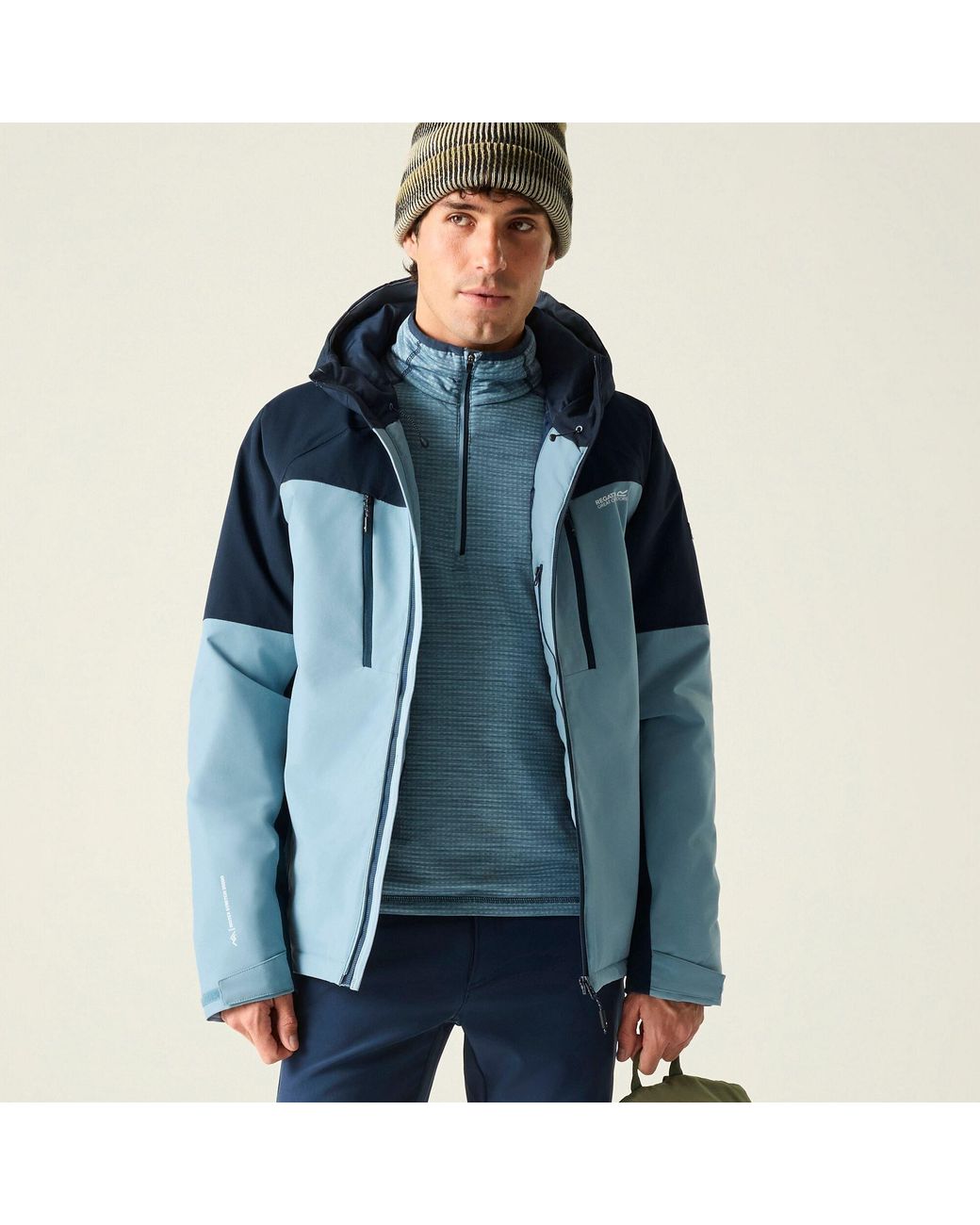 Regatta Blue Highton Stretch Padded Waterproof Jacket for men