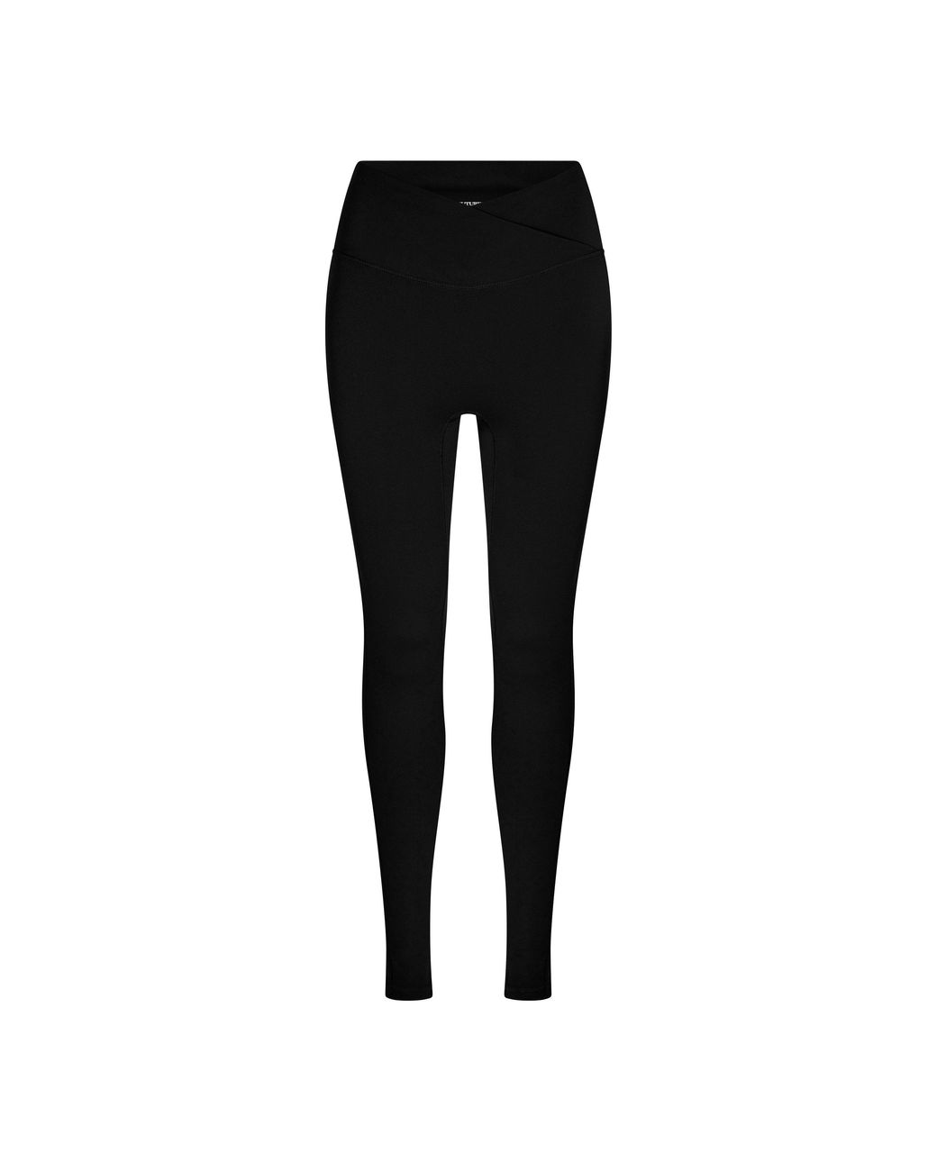 The Couture Club Black Sculpting Stretch Crossover Leggings