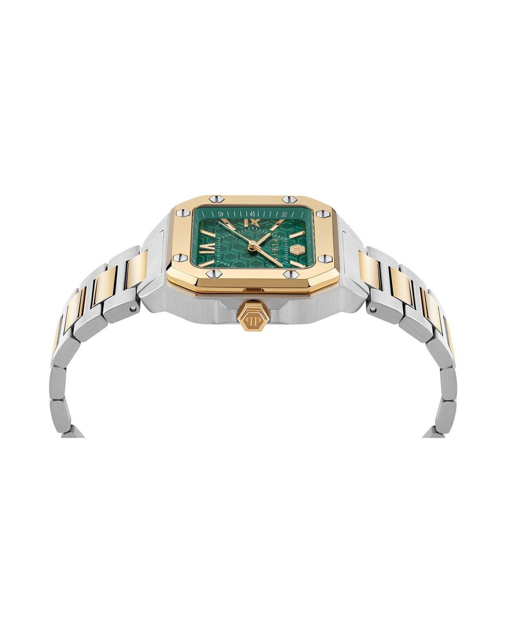 Philipp Plein Metallic Rock Couture Analogue Quartz Watch for men