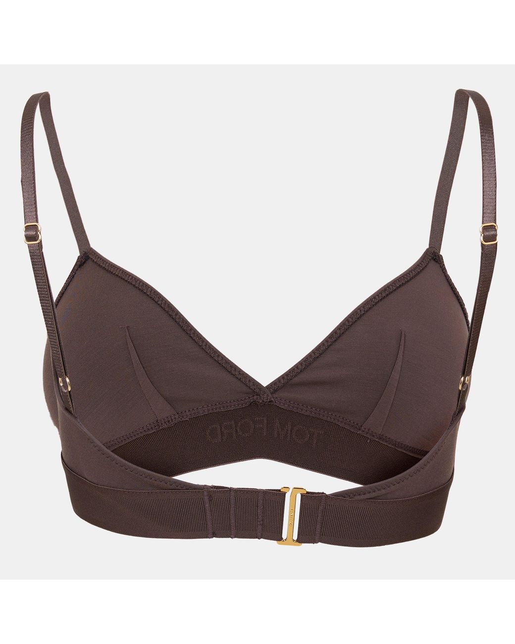 Tom Ford Brown Logo Modal Signature Bra