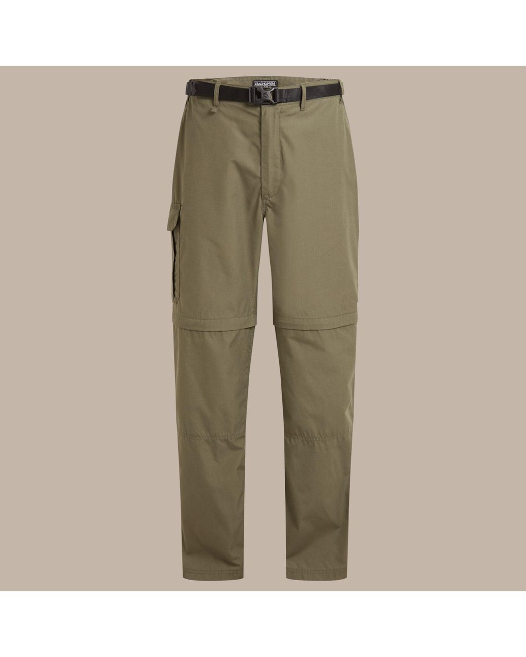 Craghoppers Gray Kiwi Convertible Water-Repellent Trousers for men