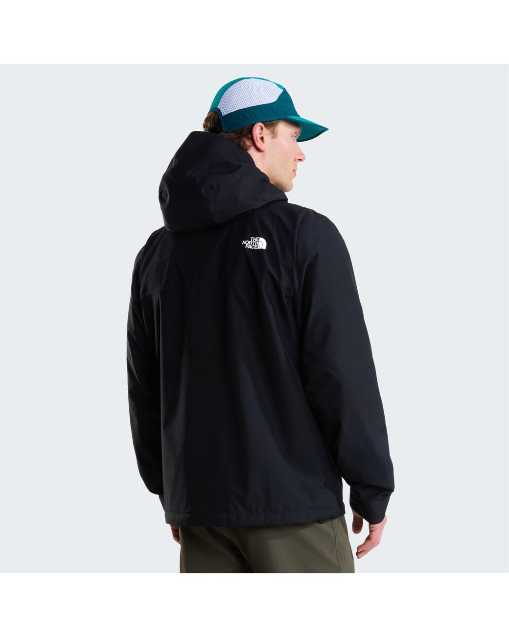 The North Face Black Lightning Tnf Outdoor Zip-In Waterproof Jacket for men