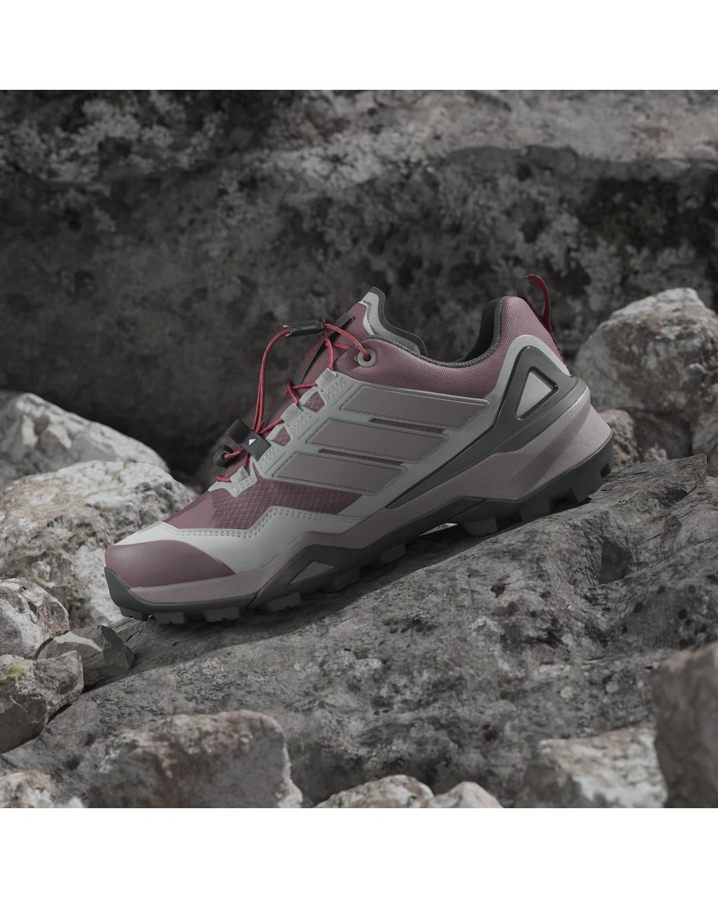 Adidas Purple Non-Waterproof Hiking Shoes