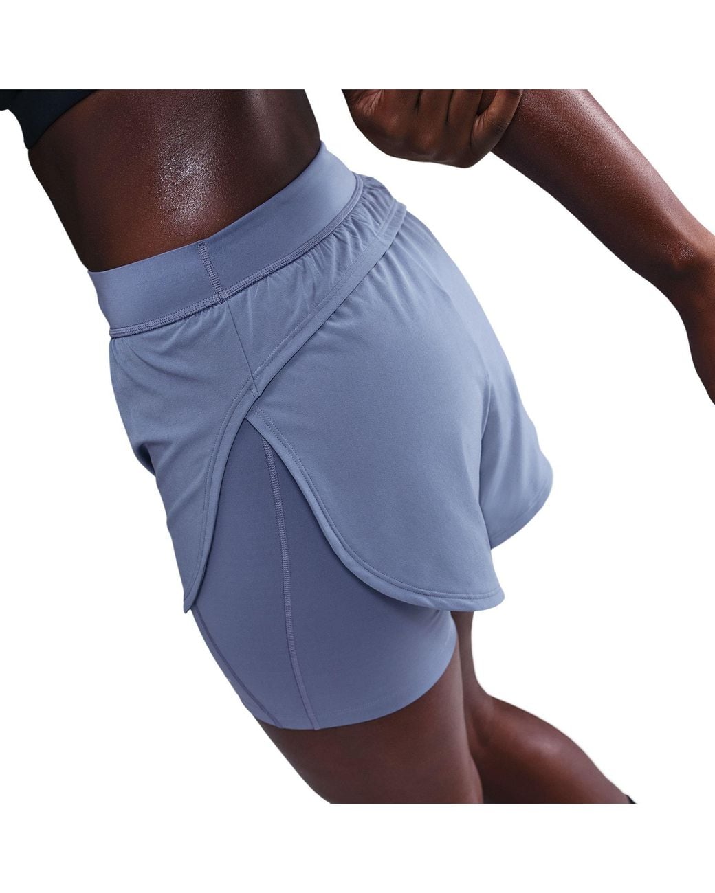 Nike Blue Universa 2In1 Dri-Fit 5" Gym Shorts