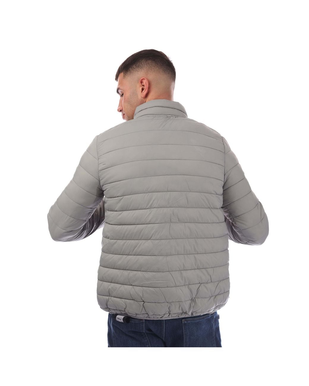Aquascutum Gray Long Sleeve Medium Puffer Jacket for men