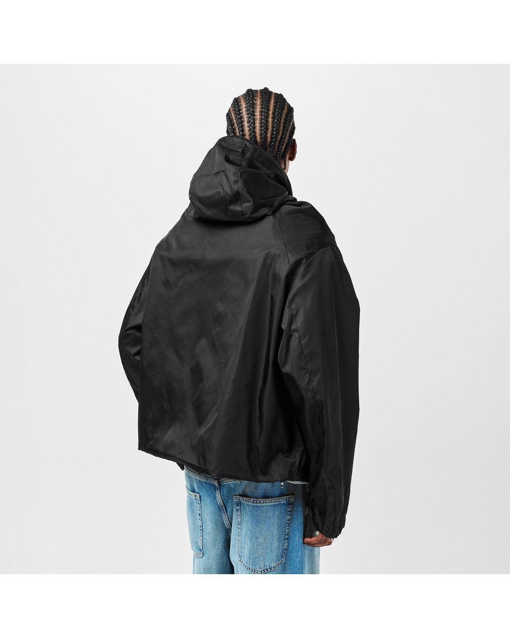 Off-White c/o Virgil Abloh Black Weather Resistant Windbreaker for men