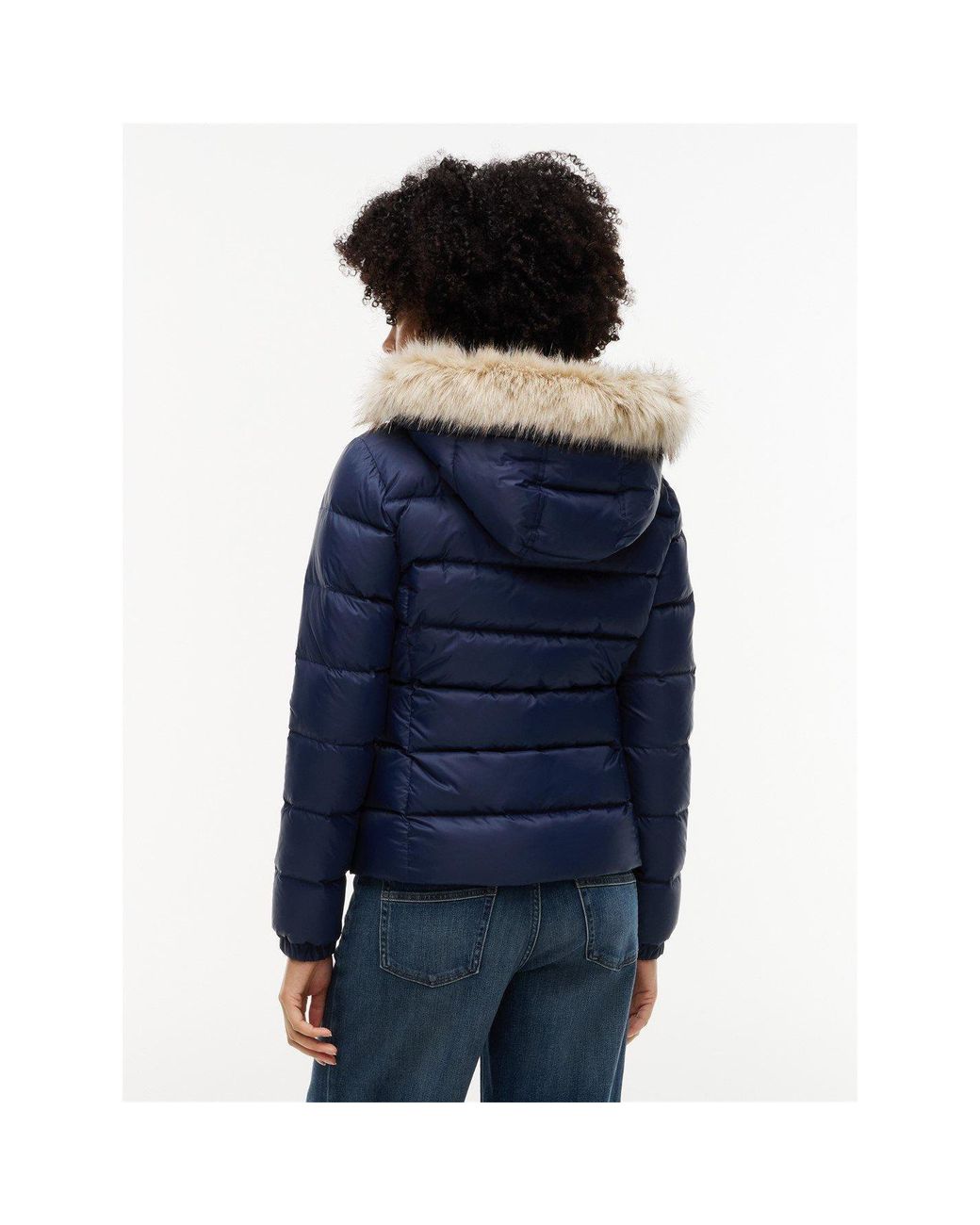 Tommy Hilfiger Blue Tjw Basic Hooded Down Jacket Ext