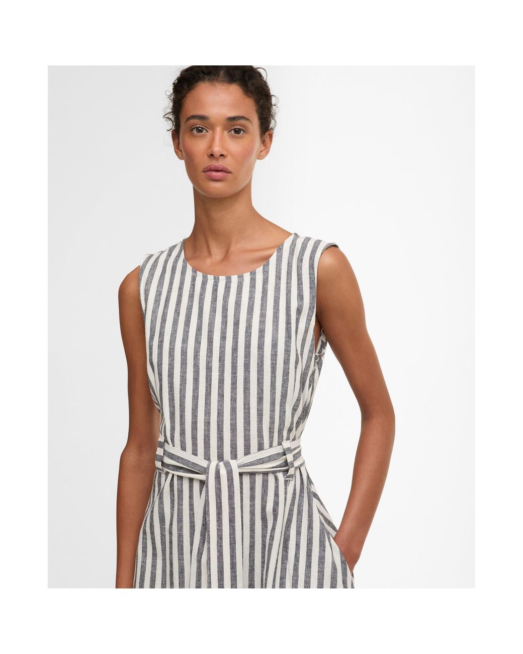 Barbour Metallic Inez Midi Dress