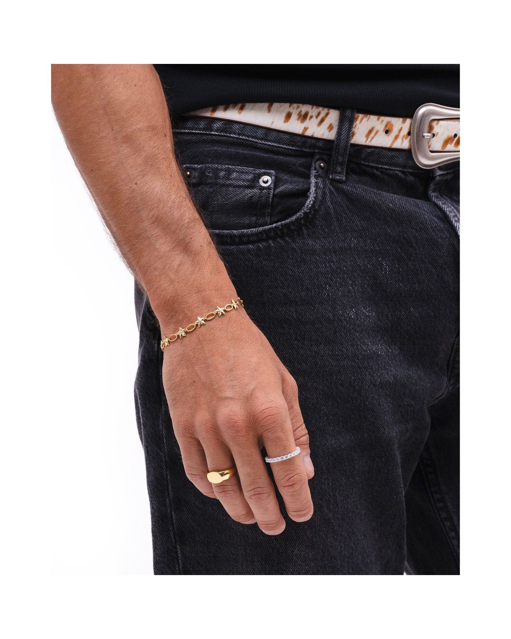 Common Lines Metallic Stella Bracelet