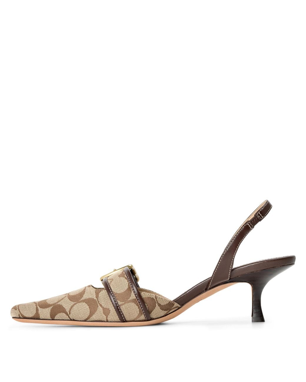 COACH Brown Margot Slingback