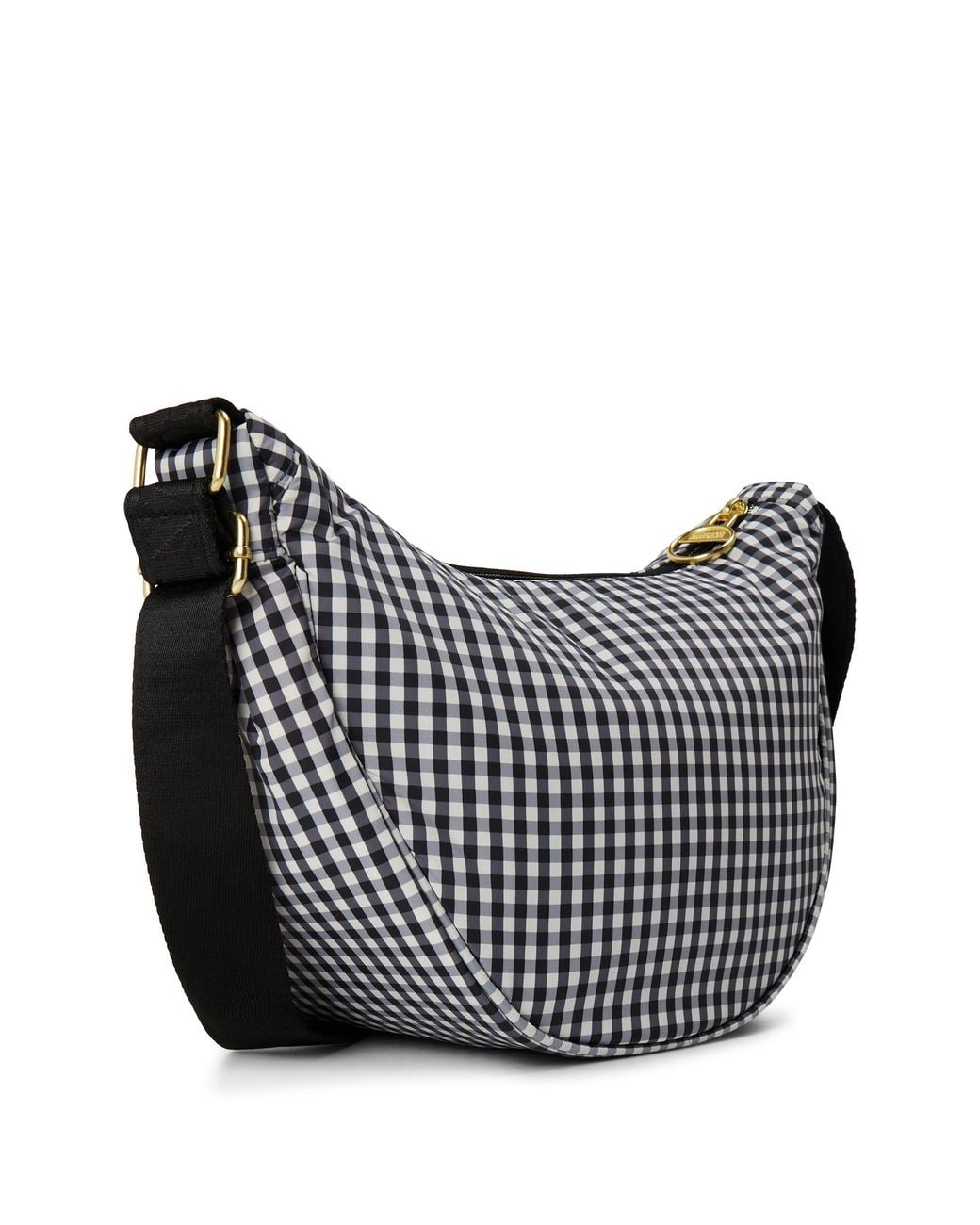 Barbour Black Boulevard Sling Checked Bag