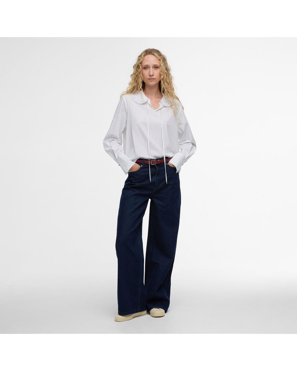 Barbour White Avery Shirt