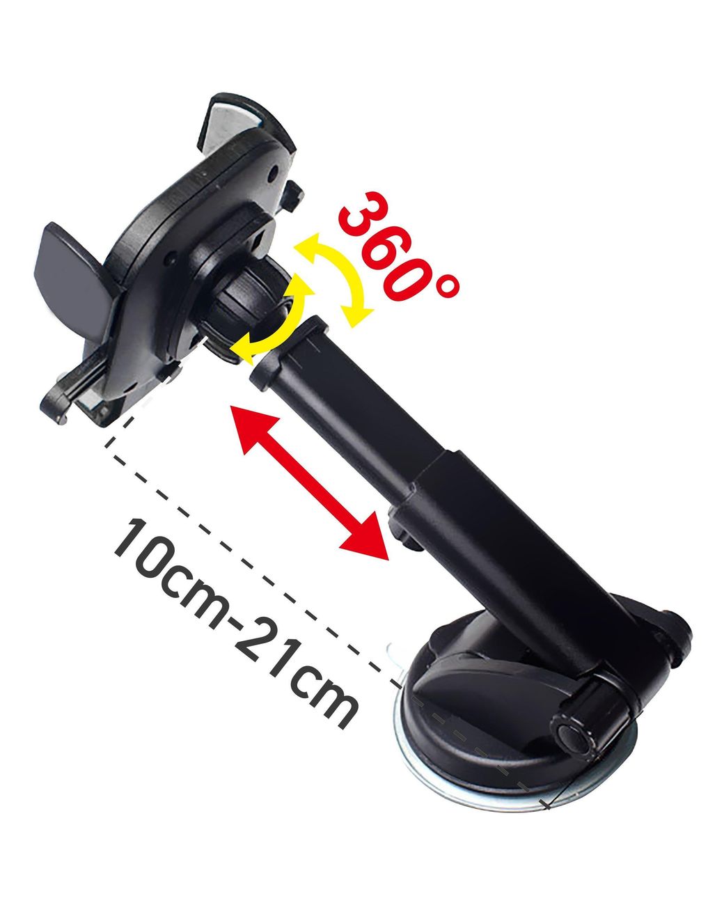 Gembird Blue Phone Car Holder Suction Mount
