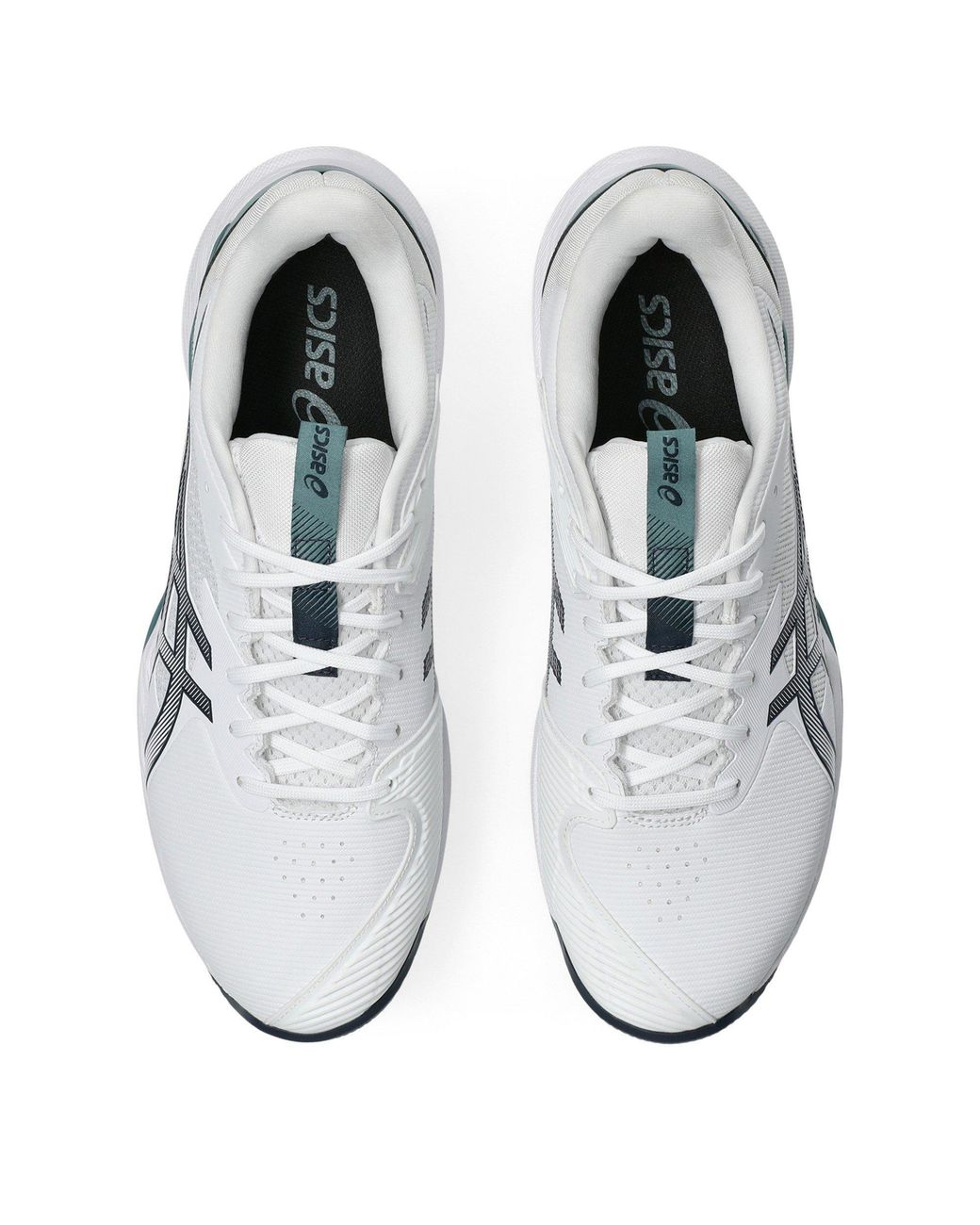 Asics White Field Astro Hockey Shoes for men