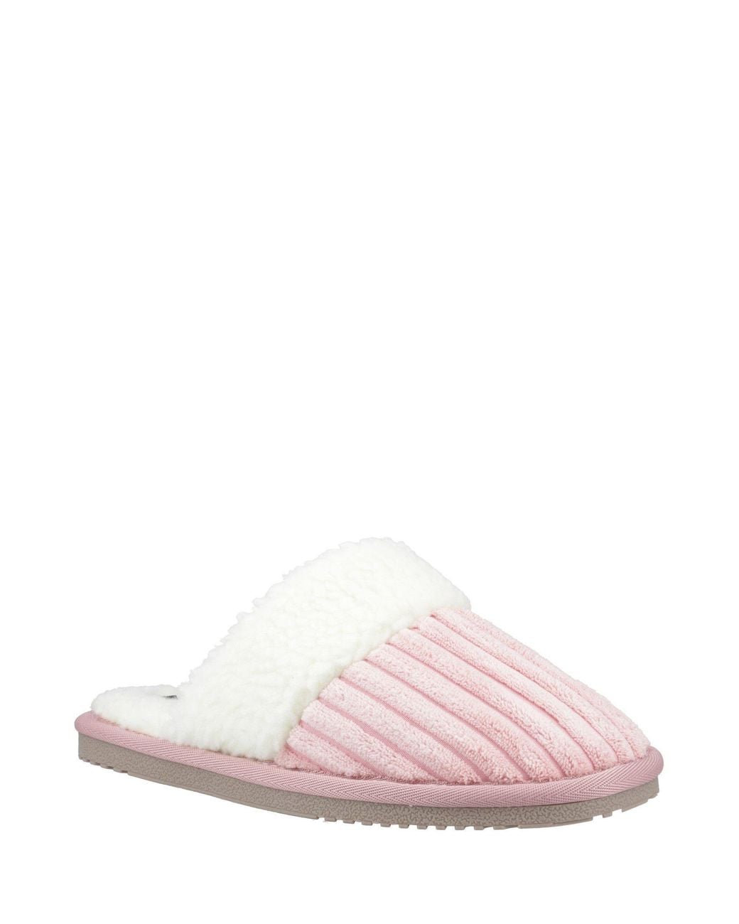 Hush Puppies Pink Arianna Cord Slipper
