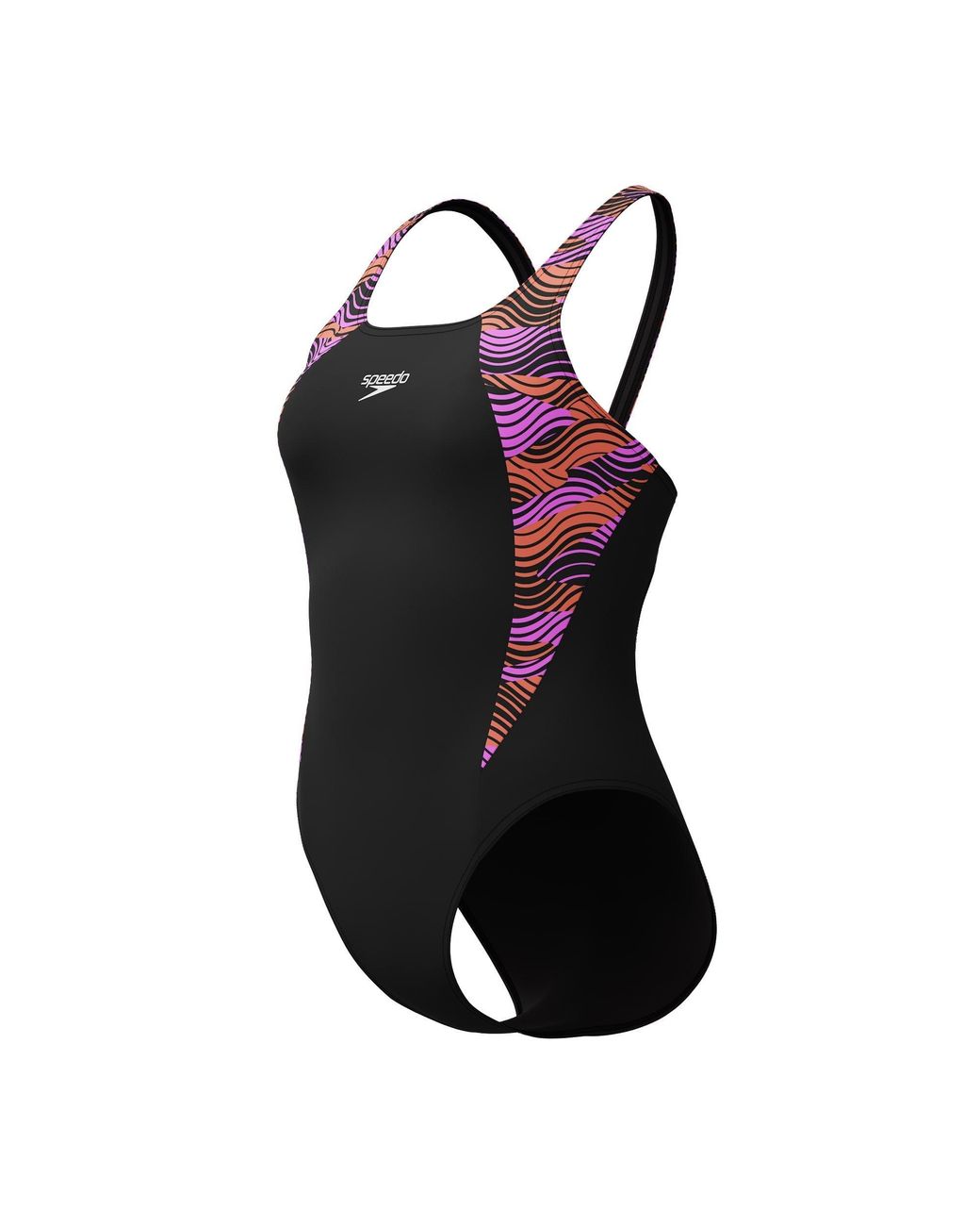Speedo Black Hb Splice One Piece Swimsuit