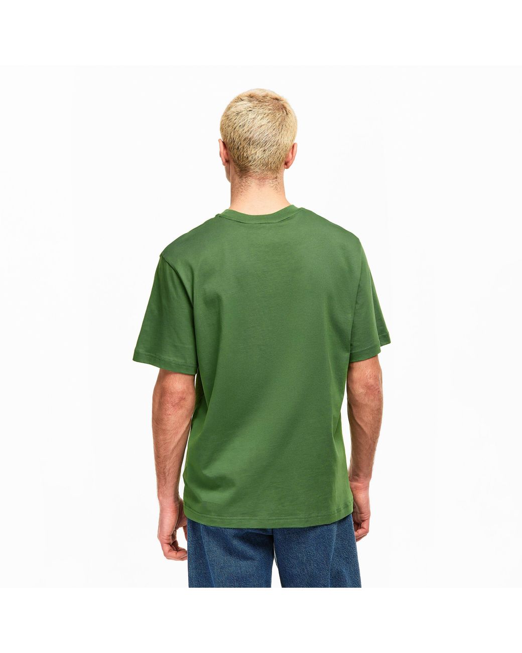 Lacoste Green Regular Fit Small Logo T-Shirt for men